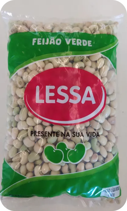 Imagem de embalagem do Feijão Verde Lessa